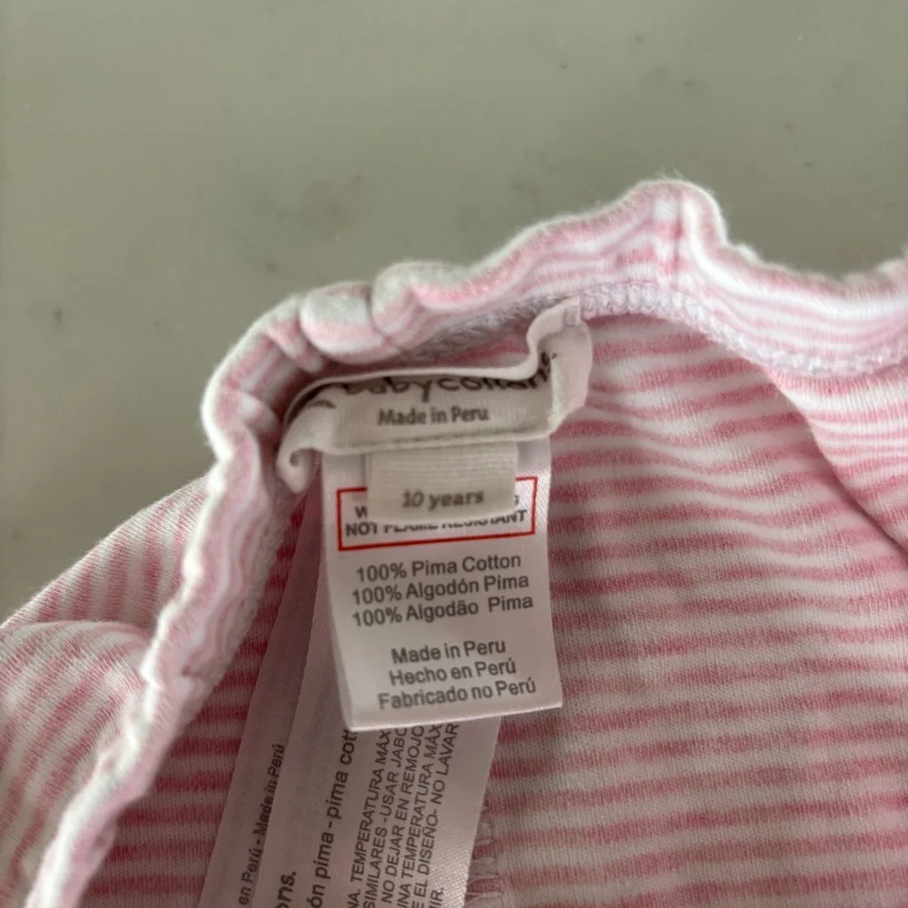 Baby Cottons Striped Pajama Set Size 10‎ years
